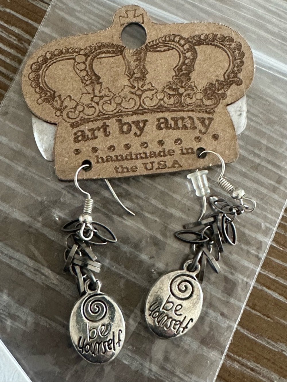 Art by Amy 'Be Yourself' Silver Dangle Earrings - Women